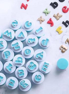 Baking pastry Mold letter fondant Cookie Cutter 26pcs Upper