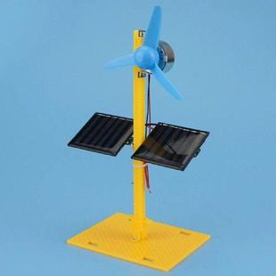 Solar Fan Toy Creative Powered Plastic Funny DIY
