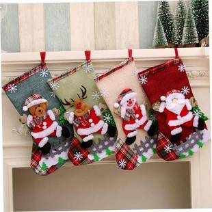 Large tree Christmas stocking bag christmas gift decoration