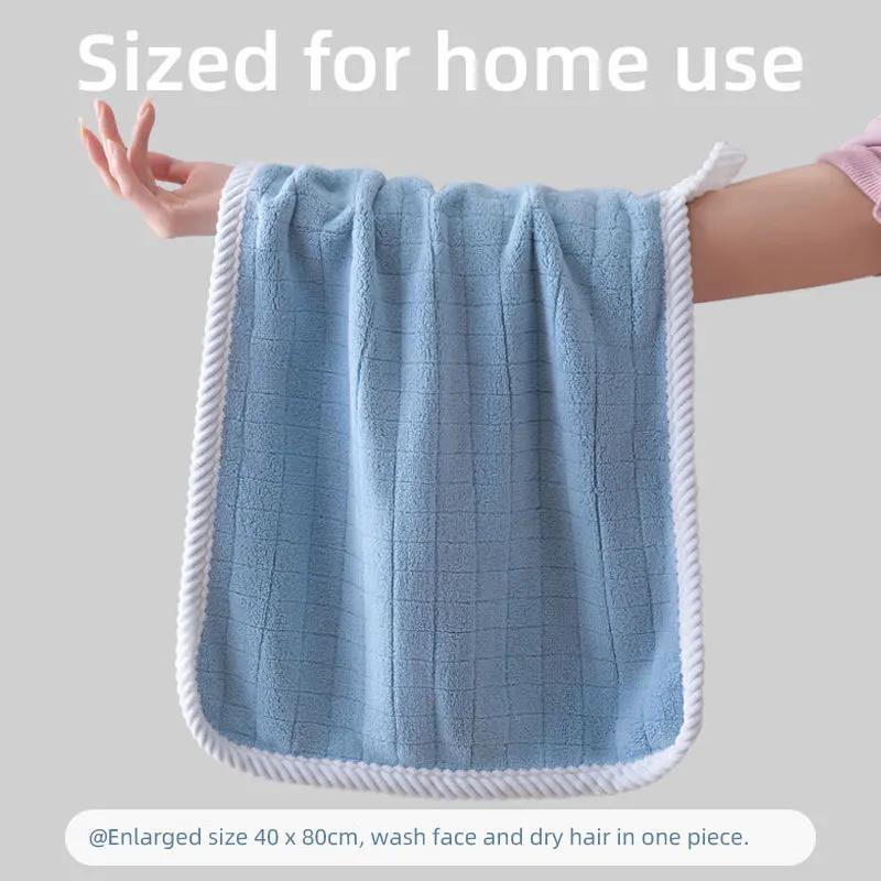 Square Spiral Bath Towel Designer Solid Color Quick Drying W