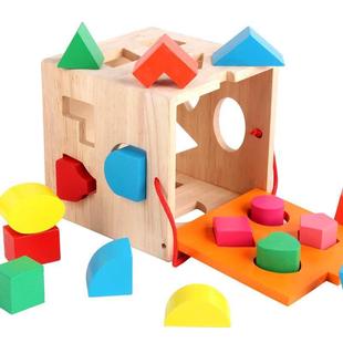 Montessori Wooden Burger Stacking Toys for Toddlers and Kid1
