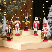 Wooden Nutcracker Decor - Christmas Tabletop Shelf Ornament