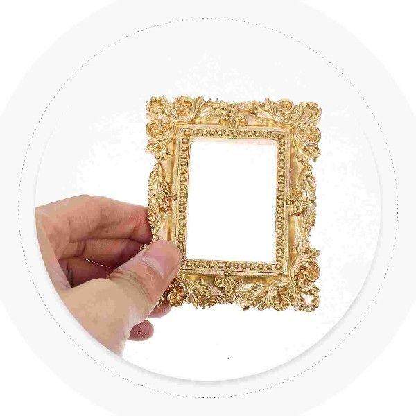 2 Pcs Manicure Resin Decoration Picture Frames Nail Display