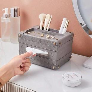 Luxury Light Tissue Box Plastic Storage Creative Drawer