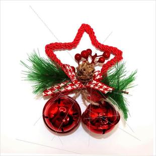 Pentacle bow bell diy pendant圣诞 pendant Christmas