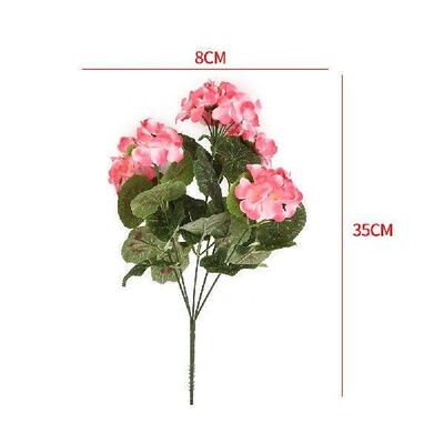 Artificial Geranium Flowers Simulation Begonia Flowers