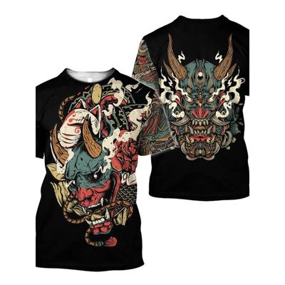 Round neck short sleeved printed T-shirt 男士圆领短袖印花T恤