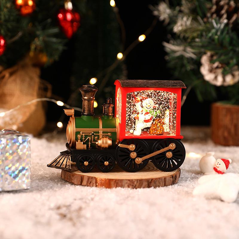 Santa Claus Snowman Christmas Gift Christmas Eve Music Box T
