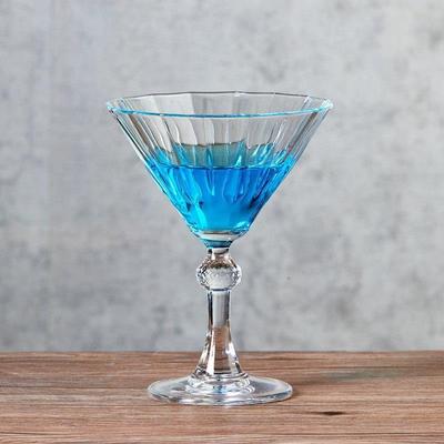 Wine Glasses Diamond Cut Champagne Cocktail Crystal Cups