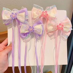 style floating hair long clips accessories children