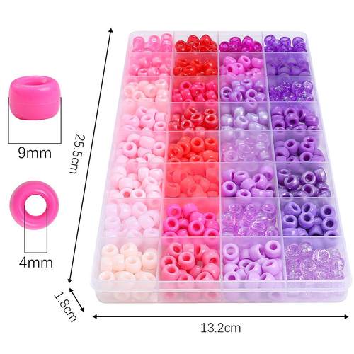 Pony Beads Bracelet Making Kit DIY Crafts Gifts For Girls