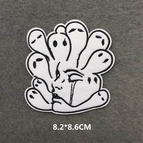 Embroidery Patch Ironing Applications Clothing Thermoadhesiv