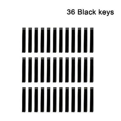 ABS plastic keyboard keytops replacement set with 52/36/88