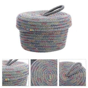Cotton Woven Storage Basket Home Decor Containers Baskets
