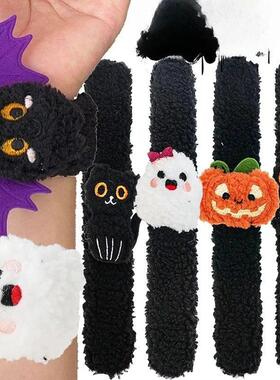 Halloween Plush Bracelets Ghost Bats Pumpkins Papa Circle