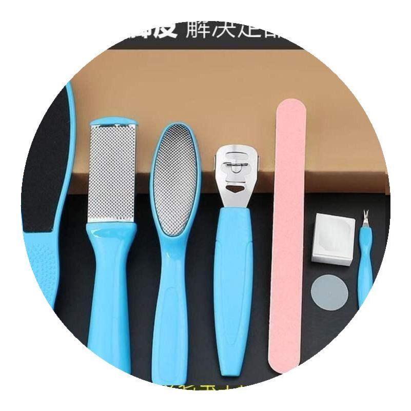 Eight in one foot care set, pedicure, grinding feet, stone g