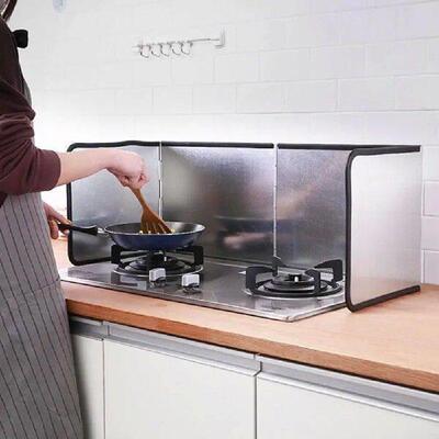 Oil Baffle Stove Cook Anti Splatter Shield Guard Oil