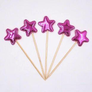 5pcs Happy Birthday Cake Toppers Mini Mickey Crown Cake