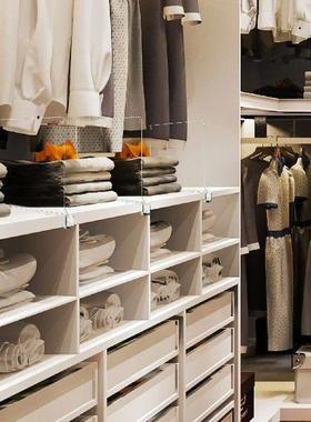 Clear Dividers for Shelves Clothes Board Separators Storage