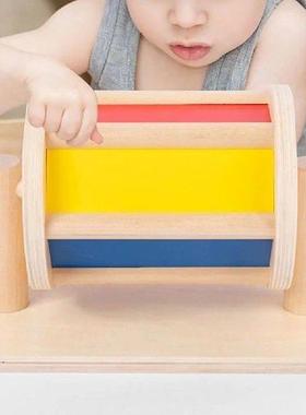 Baby Roller Spinning Rainbow Drum Parent-children