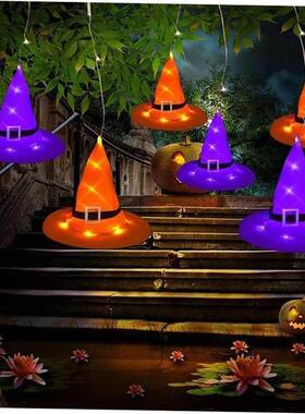 Halloween LED Luminous Witch Hat Glowing Witches Hat Headdre
