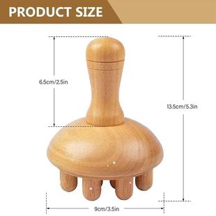 Massager Wood Therapy 1Pcs Tool Mushroom Massage for Wooden