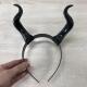 Black Cosplay Demon Women Horns Headpiece Animal Antelope