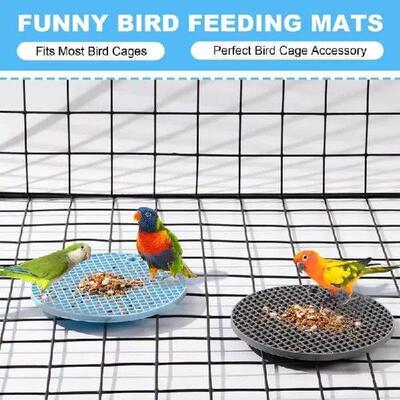 Bird Slow Feeding Mat Silicone Puzzle Mat 2X Bird Foraging