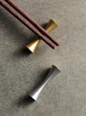 Japanese-Style Metal Chopstick Stand Sleek Tableware