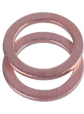 【Rushed】200 Pcs 10Mm X 14Mm X 1Mm Copper Washer Seal