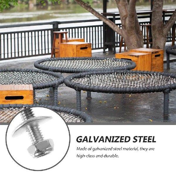 48 Pcs Trampoline Durable Screws Long Jumping Bed Anti