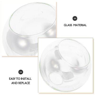 Vintage Decor Glass Cover Chandelier Lamp Shade Pendant