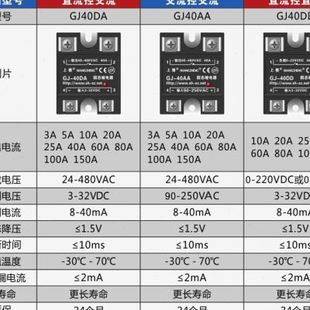 厂80上整直流SSRDD40DD 25DD 10DD库 单相固态继电器GJDD6040DD