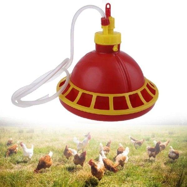 Chick Feeder Durable Plastic Poultry Feeder Fed Hanging