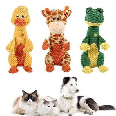 Interesting Cotton Squeaky Dog Toys Screaming Durable