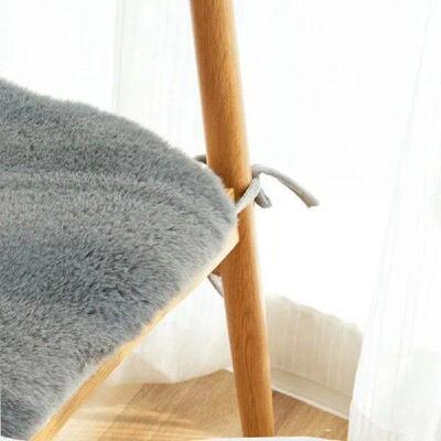 Modern Crystal Velvet Chair Cushions Pure Color Thickened