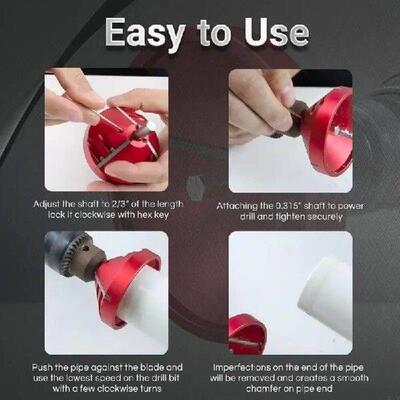 Q1FD High Performances PVC Pipe Deburring Tool Ensures