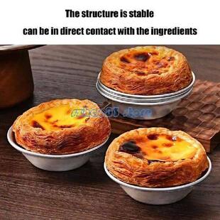 85LC 24Pcs Eggs Tart Molds Small Tart Pans Baking Tool Cake