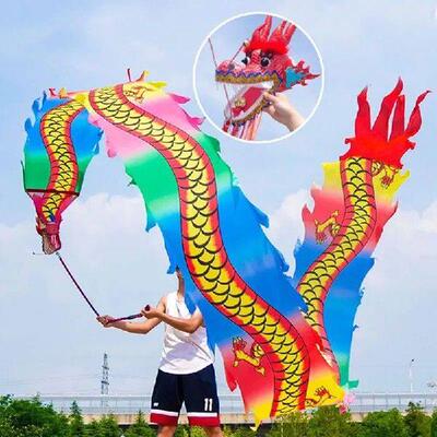 6/8M Chinese Style Dragon Dance Props Adult Carnival