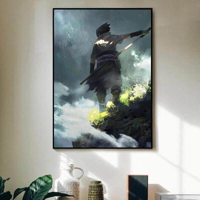 Japan Classic Anime Naruto Poster Ninja Sasuke Mural Wll Pa