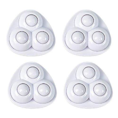 Self Adhesive Sticky Swivel Pulley 360 Degree Free Rotation