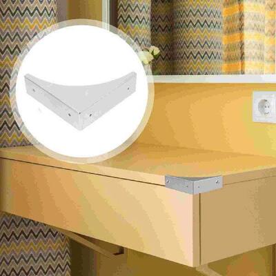 4 Pcs L shaped Copper Corner Protectors Retro Decor Guards