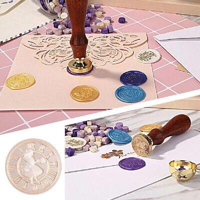 Fairy Tale Sealing Stamp Head Retro Round Antique