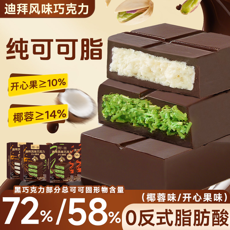 迪拜风味巧克力开心果酱千丝酥图片