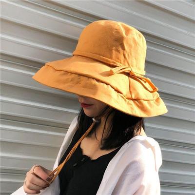 Big-edge fisherman hat on both side大沿渔夫帽防晒