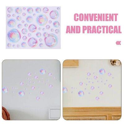 Ocean Theme Decals Bubbles Sticker Decor Peel Stick Living