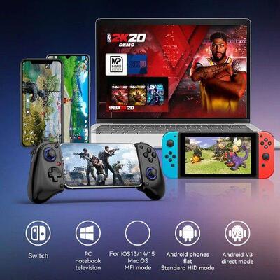 D11S Extendable Gaming Controller Hall Trigger BT 5.2 with