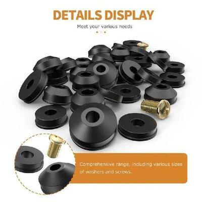58Pieces Faucet Washer Set Assorted Size Rubber Gaskets