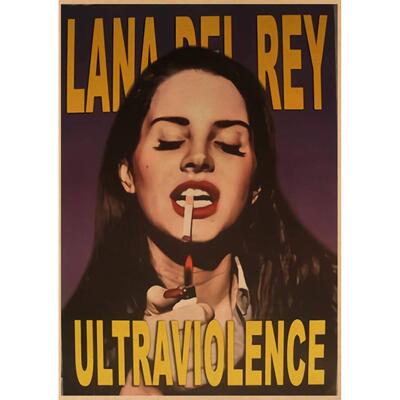 Singer Lana Del Rey Vintage Posters Born To Die Retro Kraft