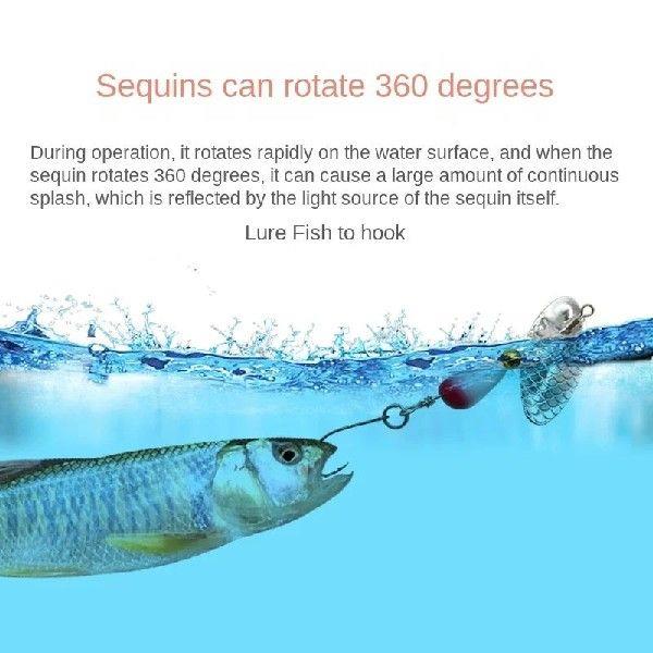 1~10PCS Spoon Spinner Bait 3/4.5g Metal Bait Artificial